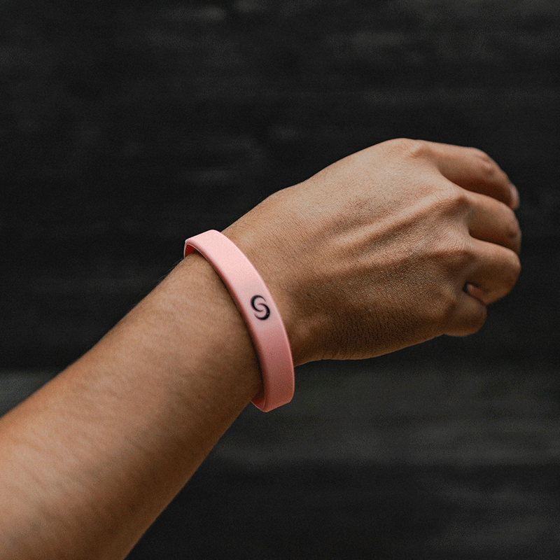 Pink NFC Wristband phone tap