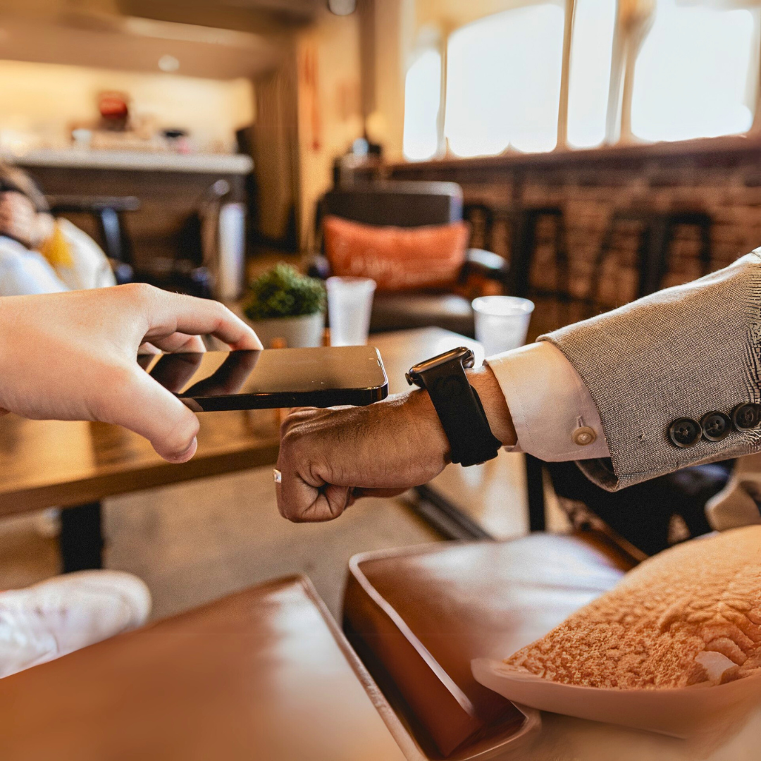 Smart NFC Apple Watch Band sharing with tap