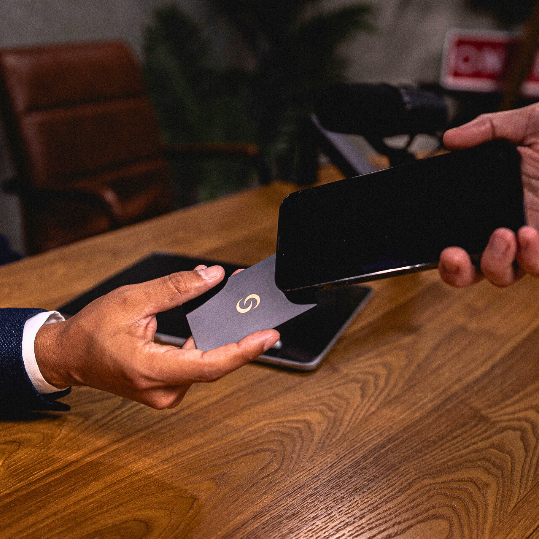 NFC Metal Card Tap to share