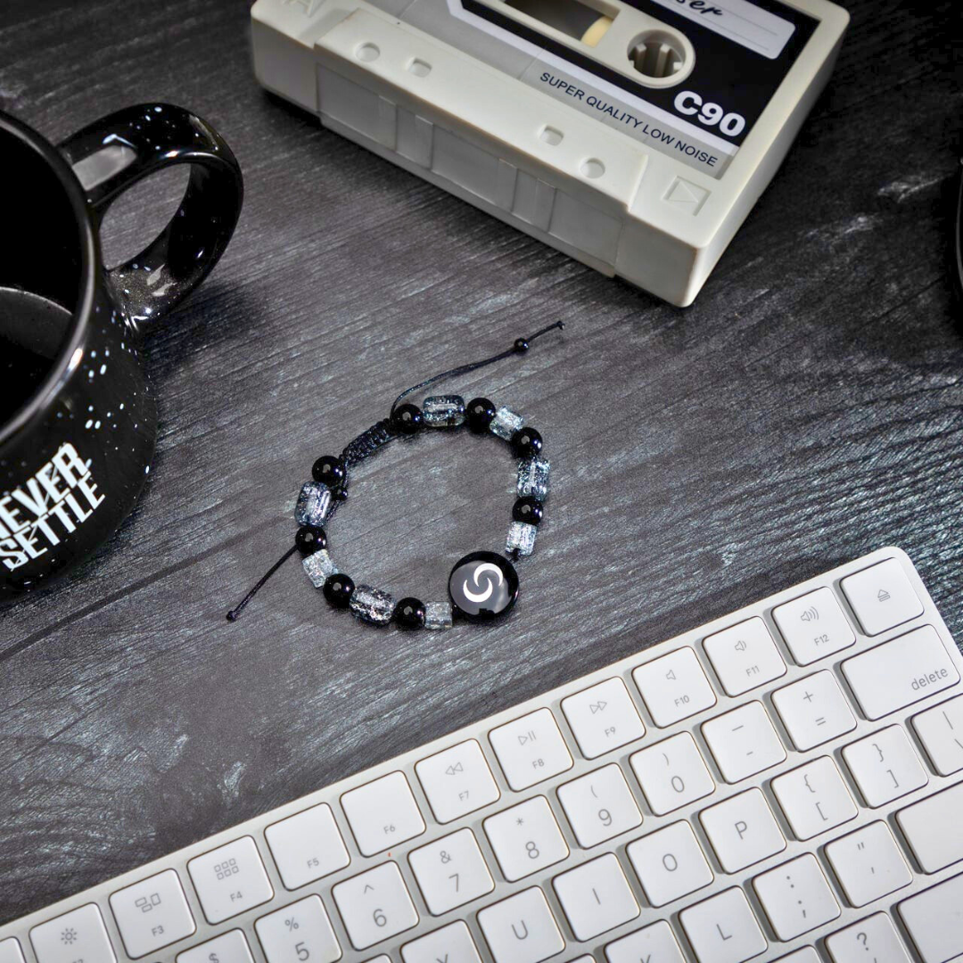 Black NFC Pendant on the desk