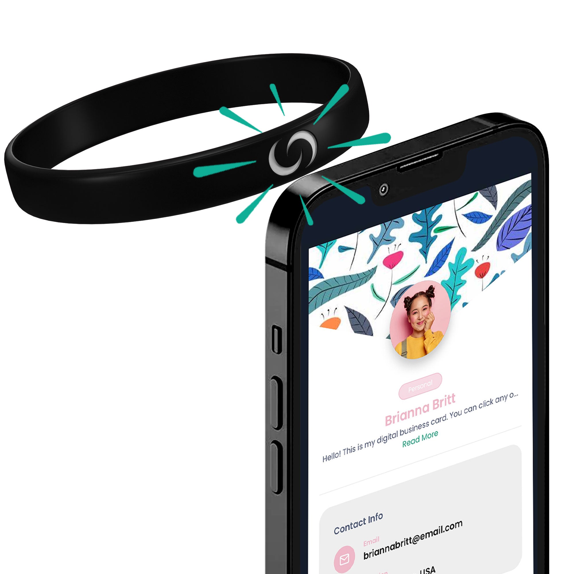 Smart NFC Wristband with Phone