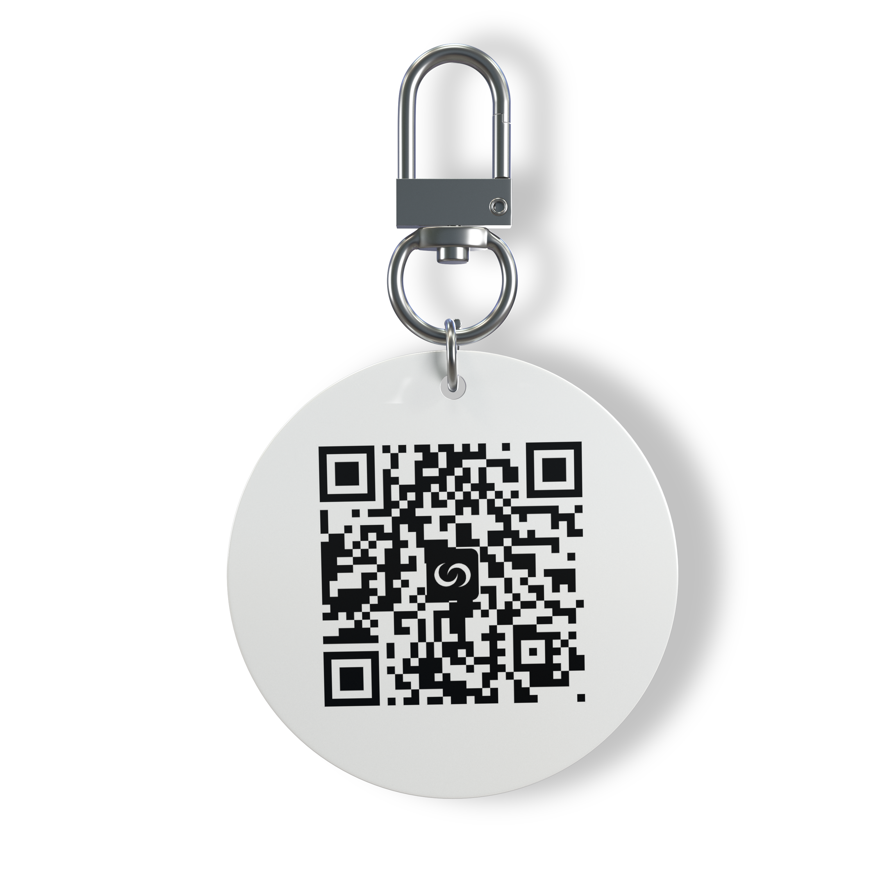 Smart NFC Keychain on a white background