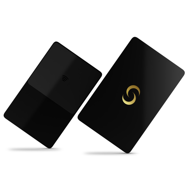 Premier Metal Card with gold logo - Contact Co.